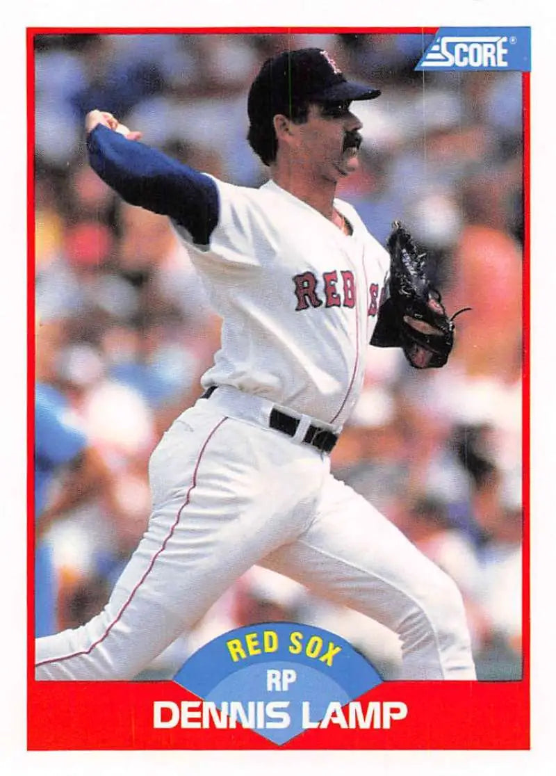 1989 Score #508 Dennis Lamp NM-MT Boston Red Sox Baseball Card - Baseball Card Single
