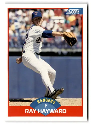 1989 Score #514 Ray Hayward EX/NM Rangers ID:66811 - Baseball Card Single