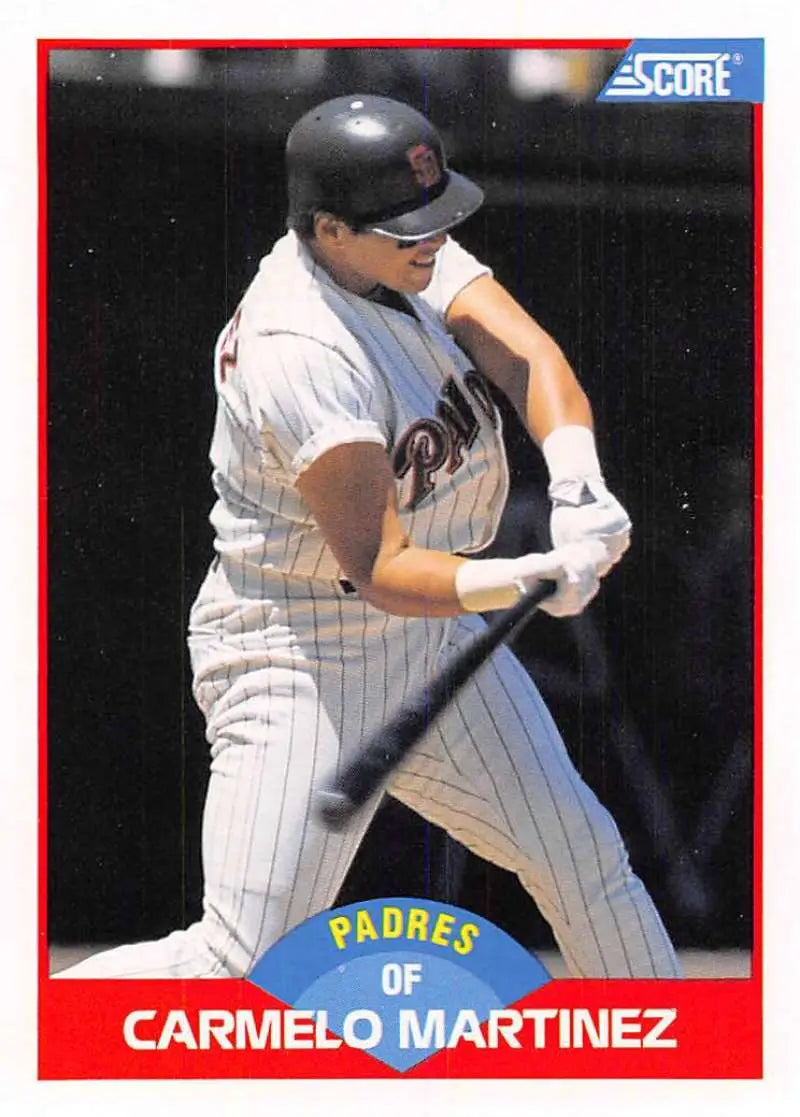 1989 Score #517 Carmelo Martinez NM-MT San Diego Padres Baseball Card - Baseball Card Single