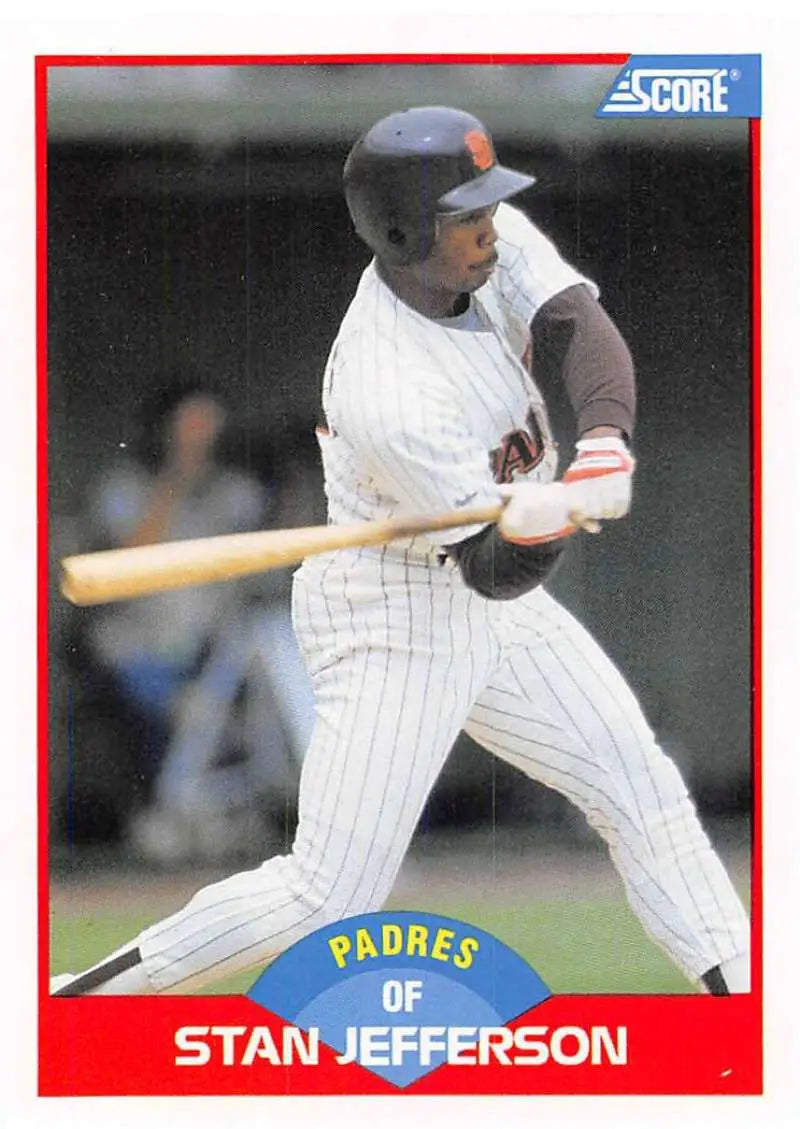 1989 Score #519 Stan Jefferson NM-MT San Diego Padres Baseball Card - Baseball Card Single