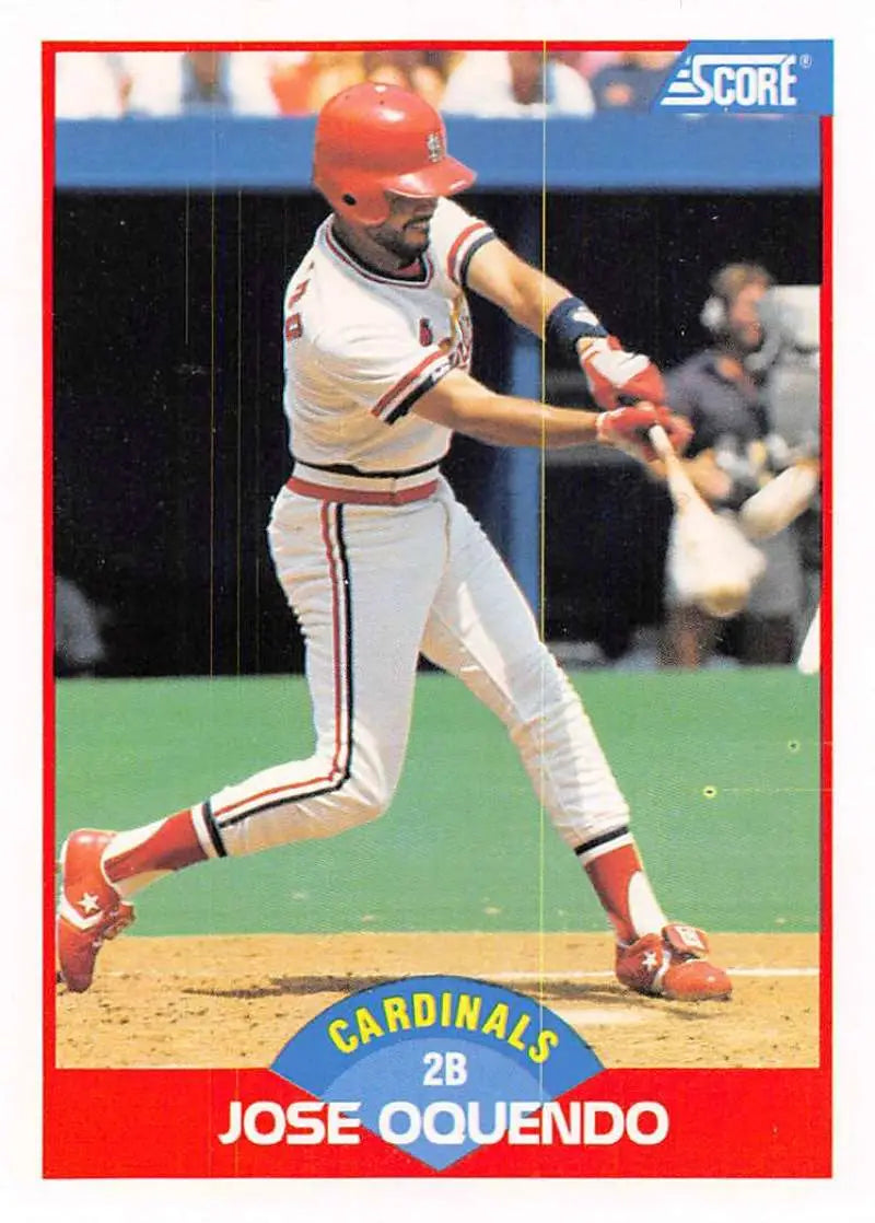 1989 Score #529 Jose Oquendo NM-MT St. Louis Cardinals Baseball Card - Baseball Card Single