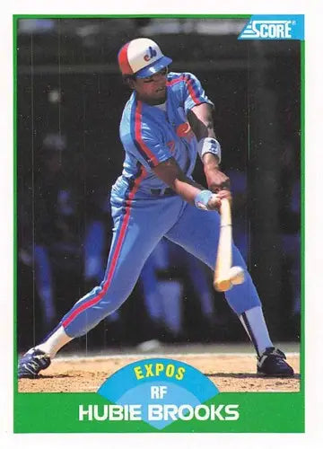 1989 Score #53 Hubie Brooks NM-MT Expos ID:80265 - Baseball Card Single
