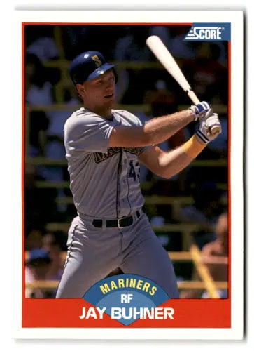 1989 Score #530 Jay Buhner EX/NM Mariners ID:66809 - Baseball Card Single