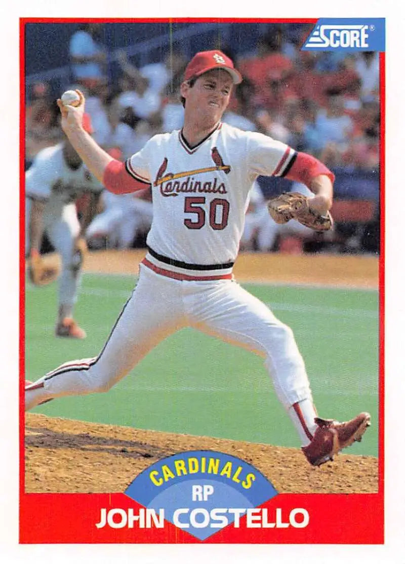 1989 Score #534 John Costello NM-MT St. Louis Cardinals Baseball Card - Baseball Card Single