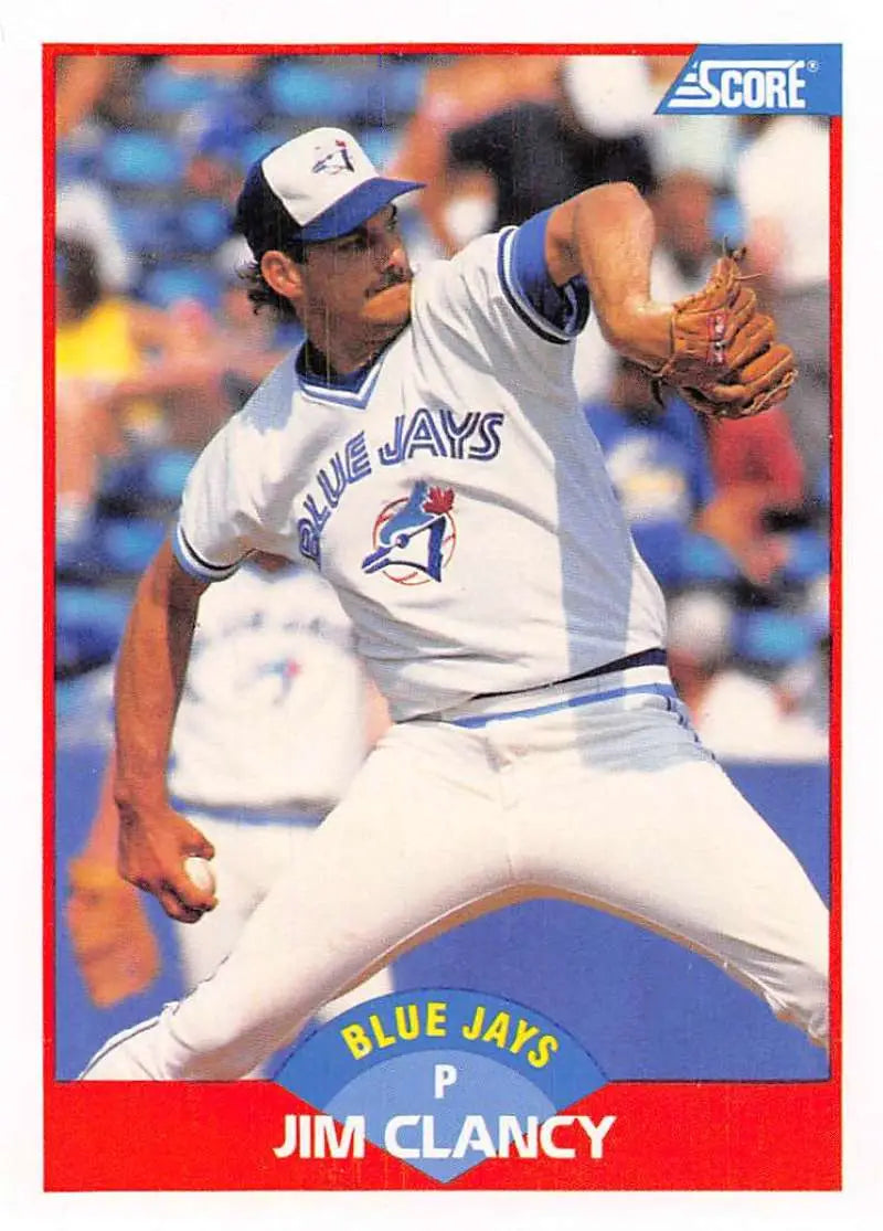 1989 Score #538 Jim Clancy NM-MT Toronto Blue Jays Baseball Card - Baseball Card Single