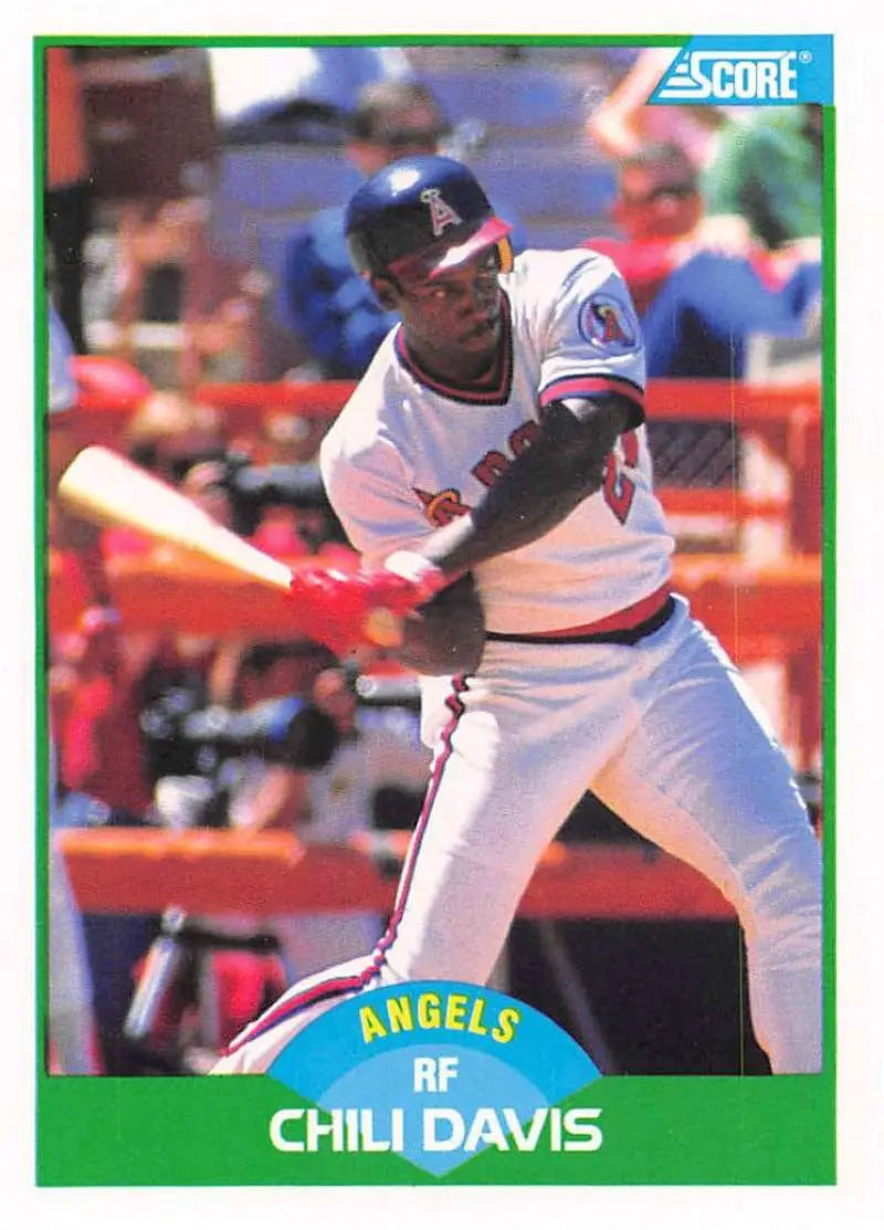 1989 Score #54 Chili Davis NM-MT Angels ID:80224 - Baseball Card Single