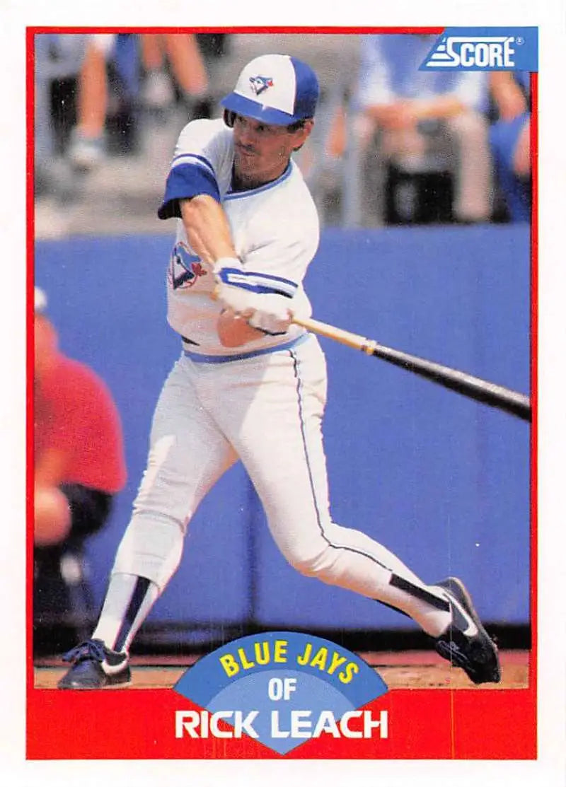 1989 Score #540 Rick Leach NM-MT Toronto Blue Jays Baseball Card - Baseball Card Single