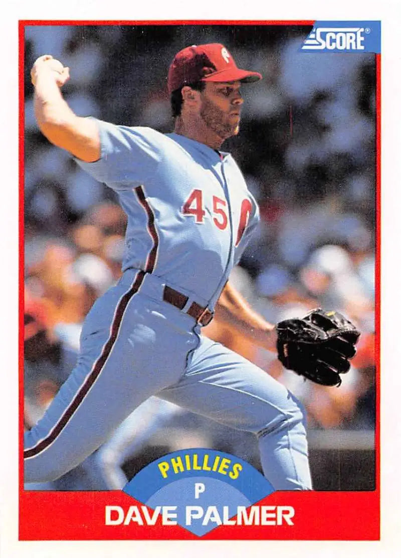 1989 Score #544 David Palmer NM-MT Philadelphia Phillies Baseball Card - Baseball Card Single