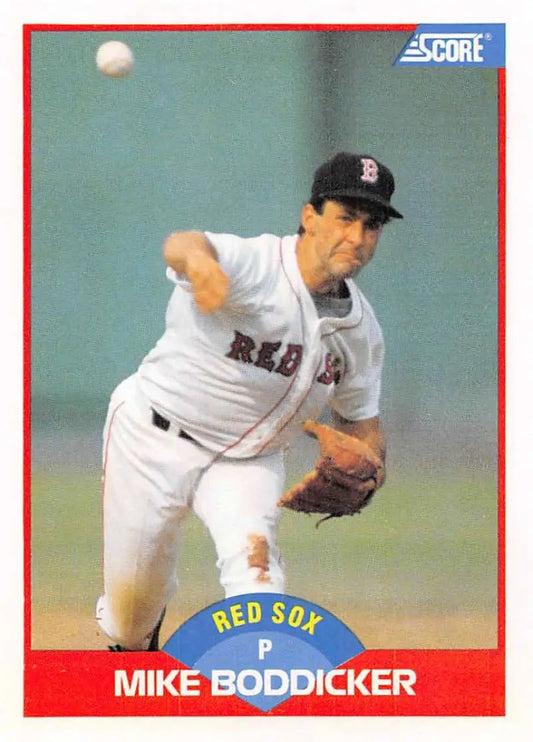 1989 Score #549 Mike Boddicker NM-MT Boston Red Sox Baseball Card - Baseball Card Single