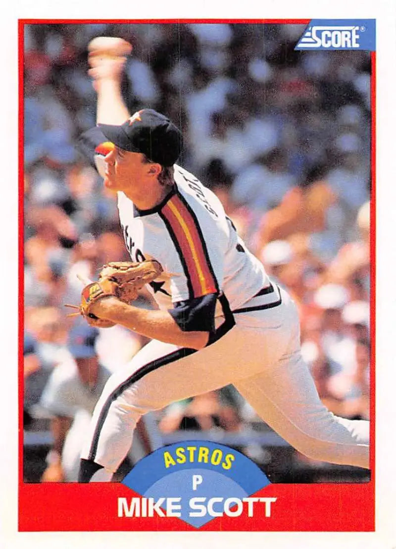 1989 Score #550 Mike Scott NM-MT Houston Astros Baseball Card - Baseball Card Single