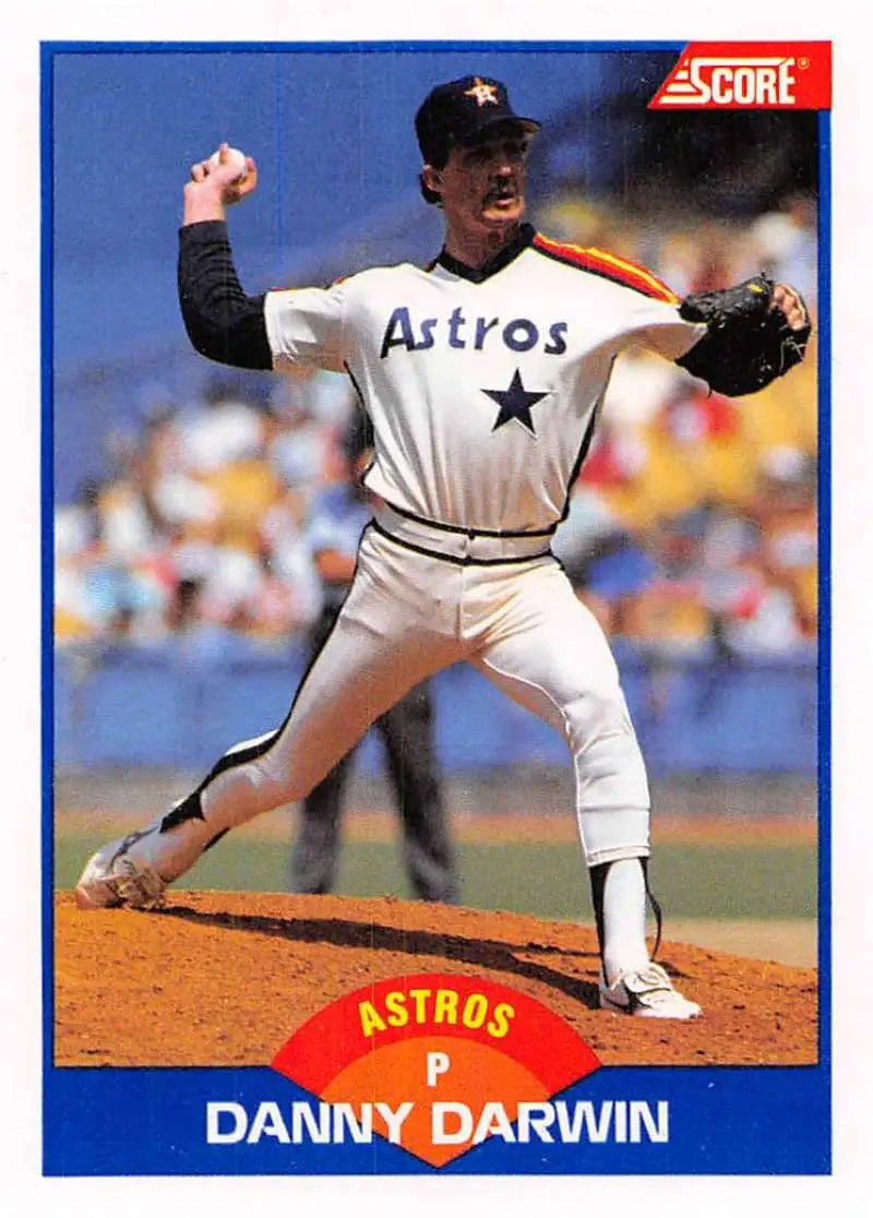 1989 Score #553 Danny Darwin NM-MT Houston Astros Baseball Card - Baseball Card Single