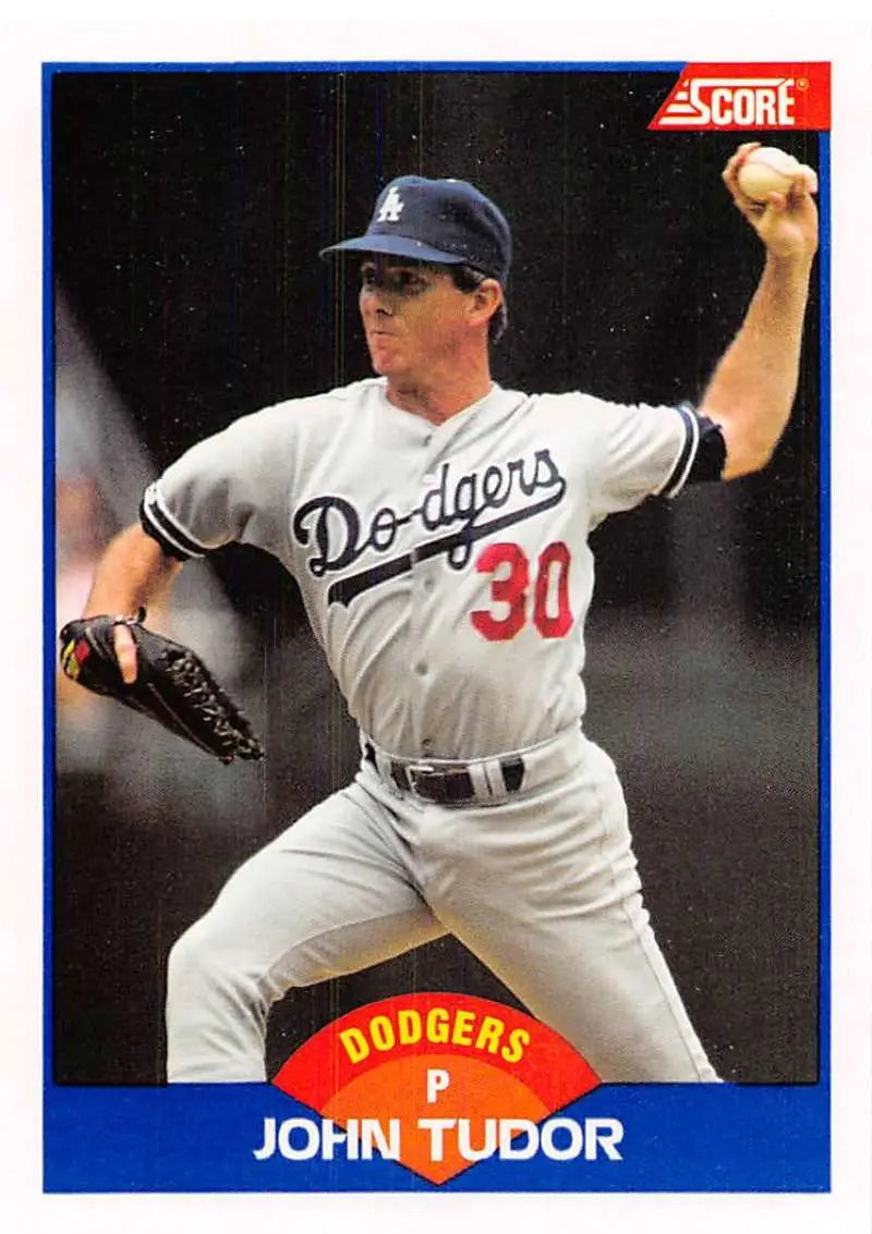 1989 Score #560 John Tudor NM-MT Los Angeles Dodgers Baseball Card - Baseball Card Single