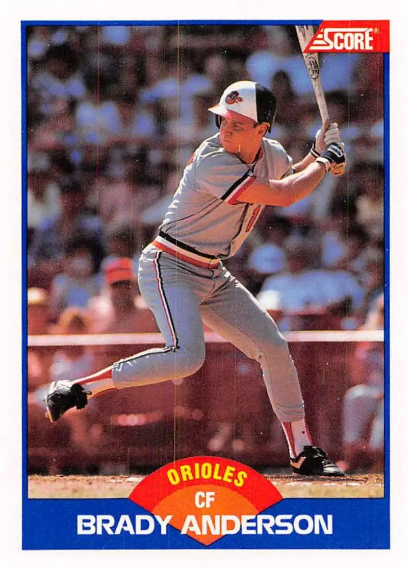 1989 Score #563 Brady Anderson NM-MT Baltimore Orioles Baseball Card - Baseball Card Single
