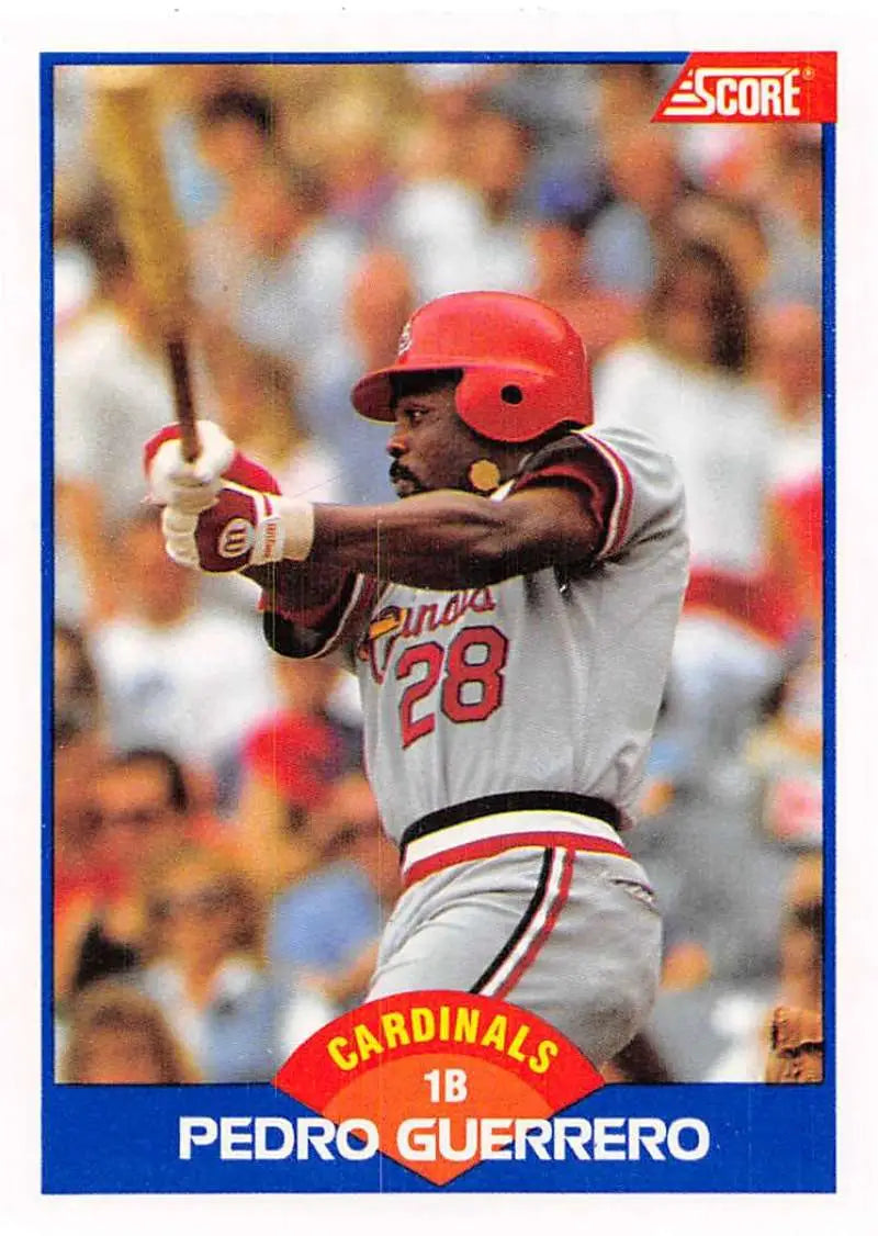 1989 Score #564 Pedro Guerrero NM-MT St. Louis Cardinals Baseball Card - Baseball Card Single