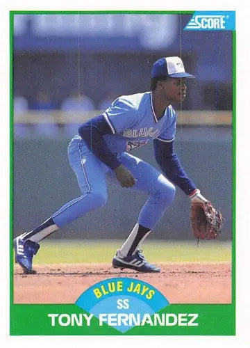1989 Score #57 Tony Fernandez NM-MT Blue Jays ID:80225 - Baseball Card Single