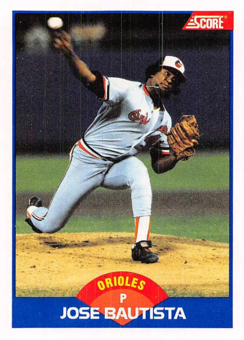 1989 Score #573 Jose Bautista NM-MT Baltimore Orioles Baseball Card - Baseball Card Single