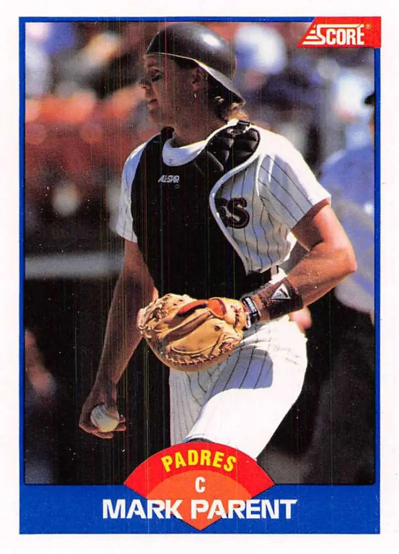 1989 Score #576 Mark Parent NM-MT RC Rookie San Diego Padres Baseball Card - Baseball Card Single