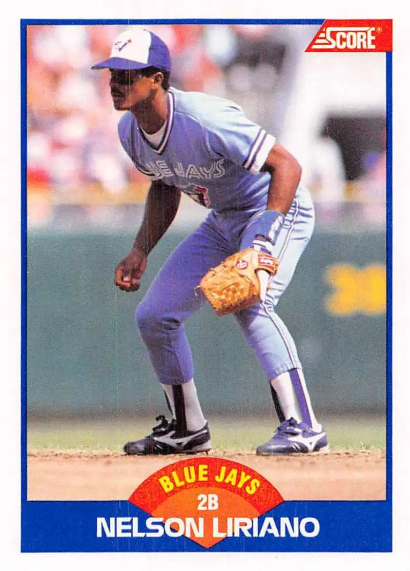1989 Score #577 Nelson Liriano NM-MT Toronto Blue Jays Baseball Card - Baseball Card Single