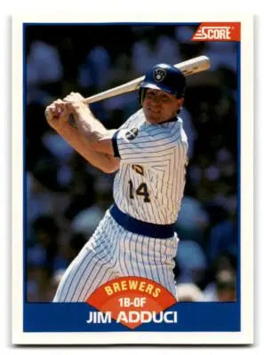 1989 Score #587 Jim Adduci
