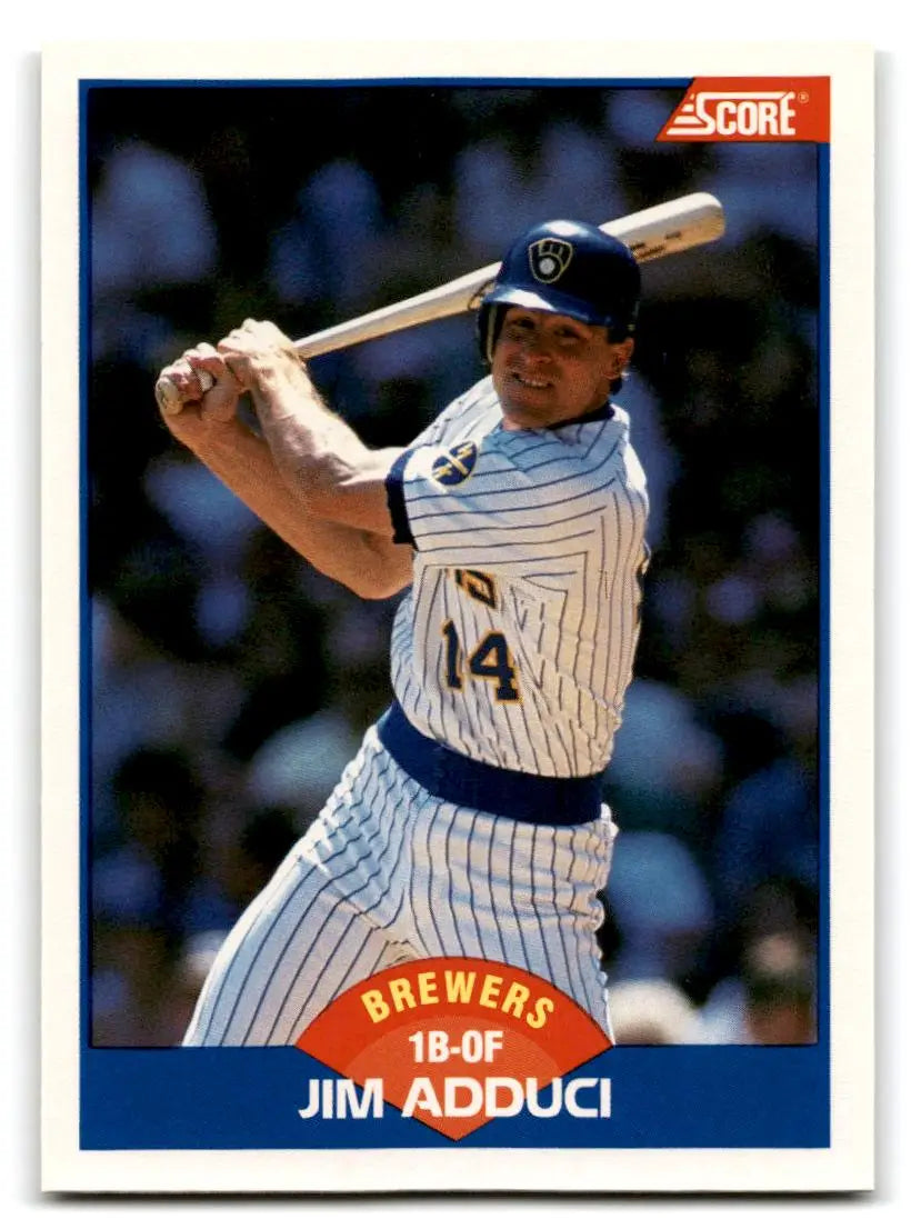 1989 Score #587 Jim Adduci - Baseball Card Single