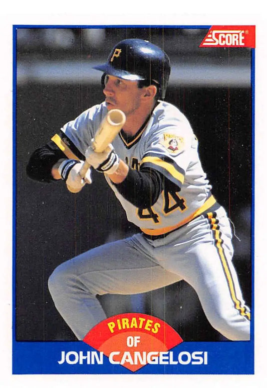1989 Score #601 John Cangelosi NM-MT Pittsburgh Pirates Baseball Card - Baseball Card Single
