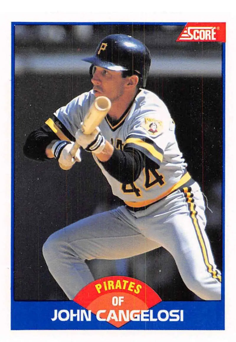 1989 Score #601 John Cangelosi NM-MT Pittsburgh Pirates Baseball Card - Baseball Card Single