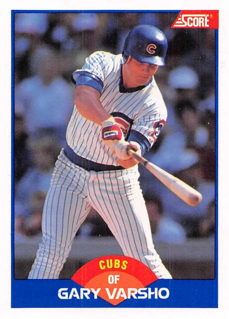1989 Score #604 Gary Varsho NM-MT Chicago Cubs Baseball Card - Baseball Card Single