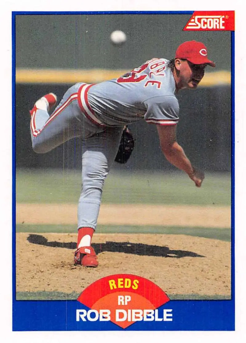 1989 Score #618 Rob Dibble NM-MT RC Rookie Cincinnati Reds Baseball Card - Baseball Card Single