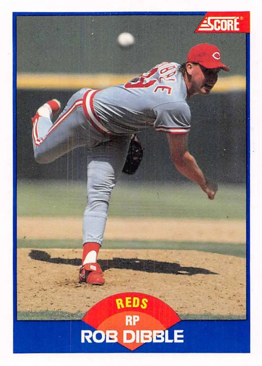 1989 Score #618 Rob Dibble NM-MT RC Rookie Cincinnati Reds Baseball Card - Baseball Card Single