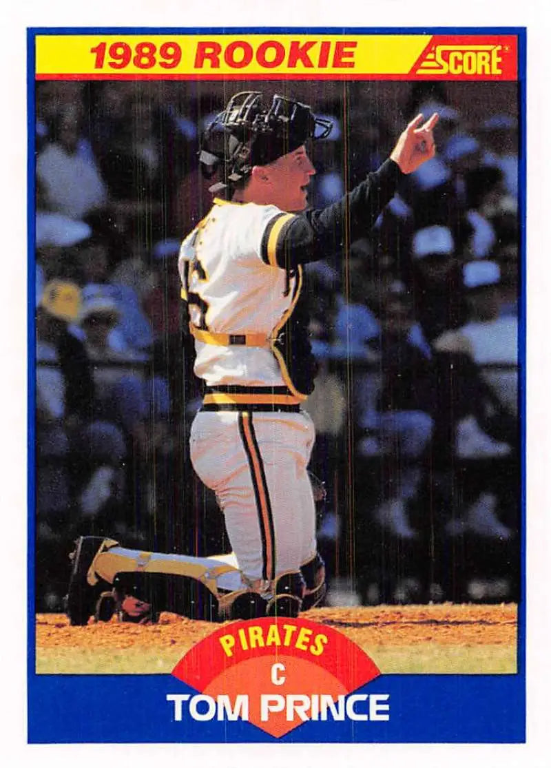 1989 Score #626 Tom Prince NM-MT Pittsburgh Pirates Baseball Card - Baseball Card Single