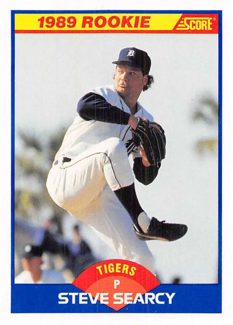 1989 Score #627 Steve Searcy NM-MT Detroit Tigers Baseball Card - Baseball Card Single