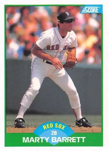 1989 Score #63 Marty Barrett NM-MT Red Sox ID:80227 - Baseball Card Single