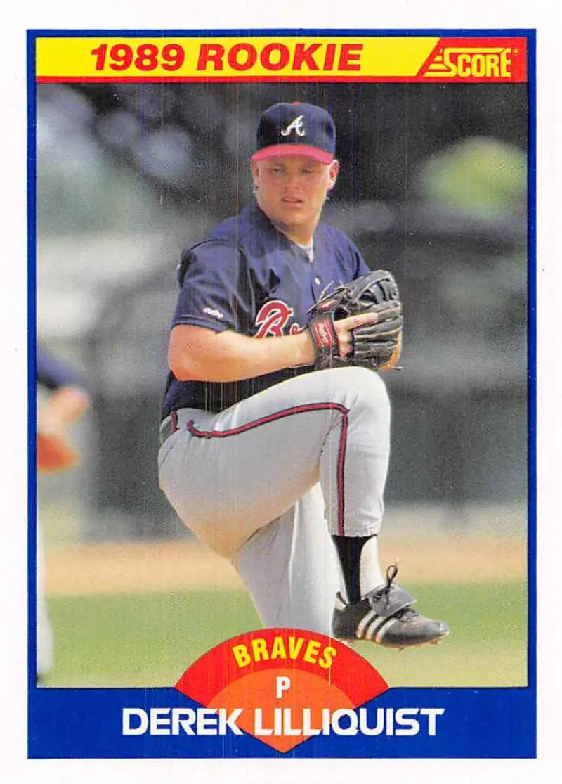 1989 Score #631 Derek Lilliquist NM-MT Atlanta Braves Baseball Card - Baseball Card Single