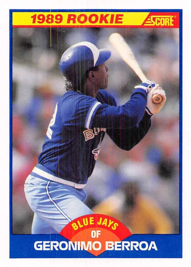 1989 Score #632 Geronimo Berroa NM-MT Toronto Blue Jays Baseball Card - Baseball Card Single