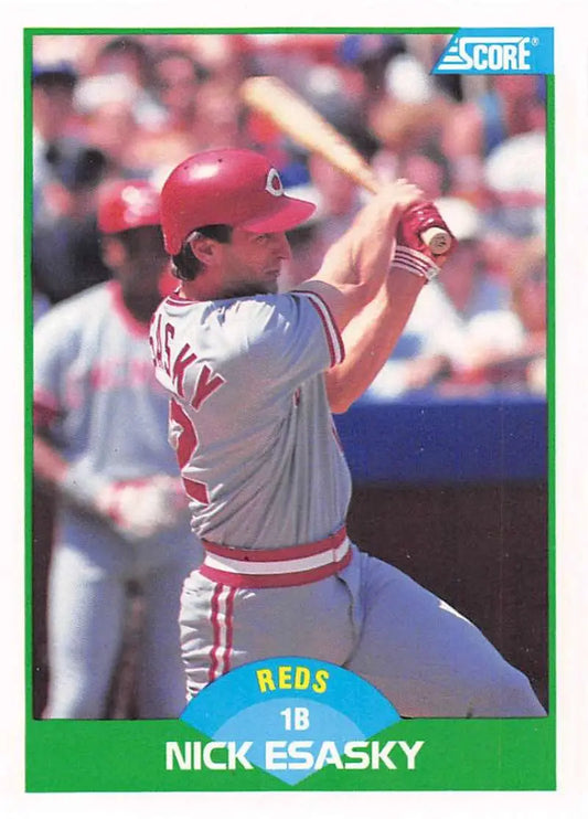 1989 Score #64 Nick Esasky NM-MT Cincinnati Reds Baseball Card - Baseball Card Single
