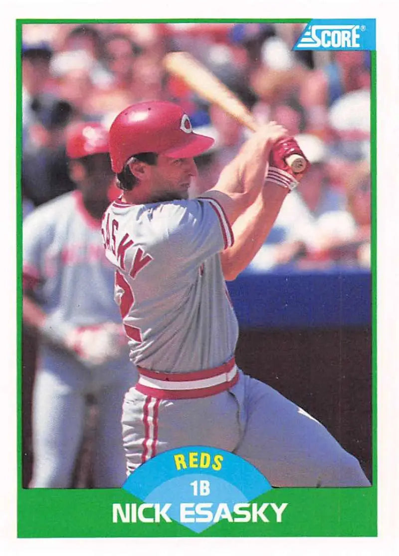 1989 Score #64 Nick Esasky NM-MT Cincinnati Reds Baseball Card - Baseball Card Single
