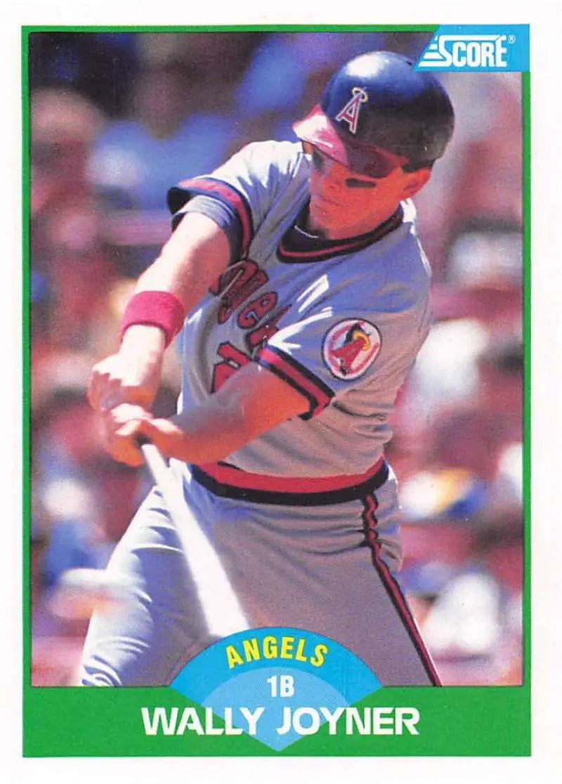 1989 Score #65 Wally Joyner NM-MT California Angels Baseball Card - Baseball Card Single