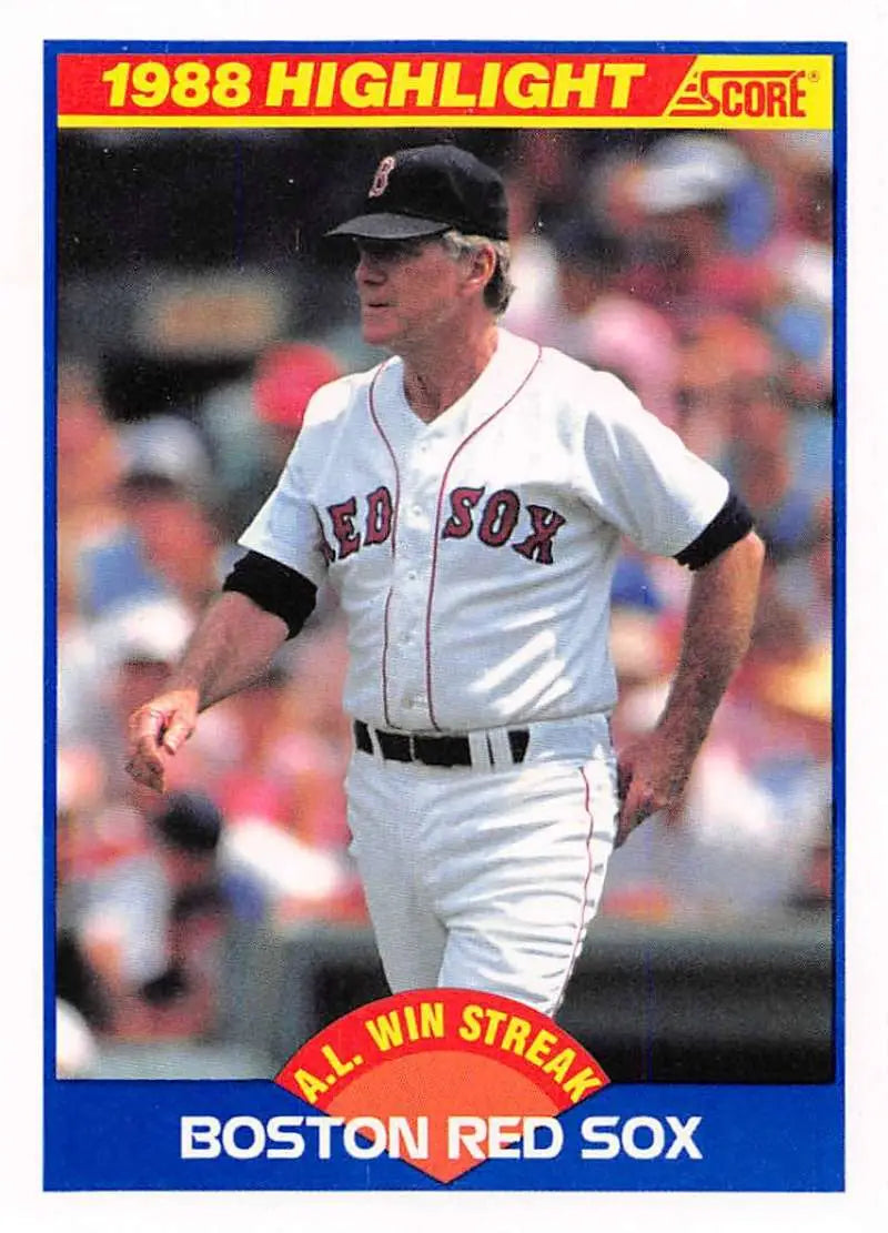 1989 Score #660 Boston Red Sox NM-MT Boston Red Sox Baseball Card - Baseball Card Single