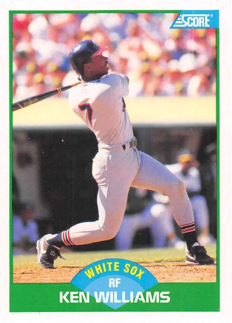 1989 Score #67 Kenny Williams NM-MT Chicago White Sox Baseball Card - Baseball Card Single