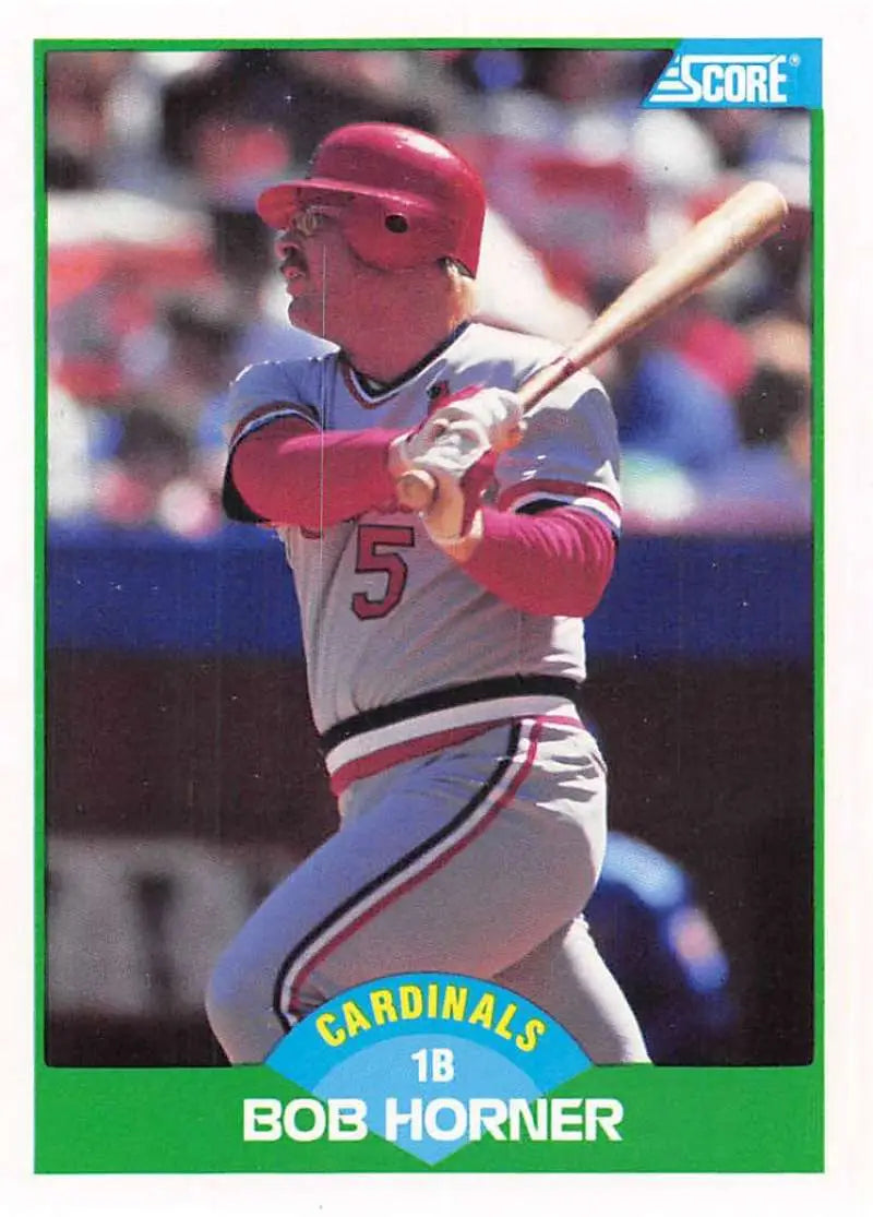 1989 Score #68 Bob Horner NM-MT Cardinals ID:80228 - Baseball Card Single