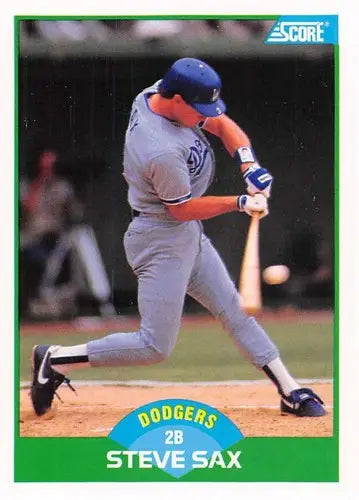 1989 Score #69 Steve Sax NM-MT Dodgers ID:80229 - Baseball Card Single