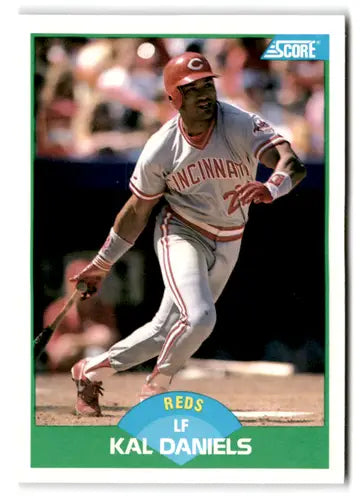 1989 Score #7 Kal Daniels EX/NM Reds ID:66779