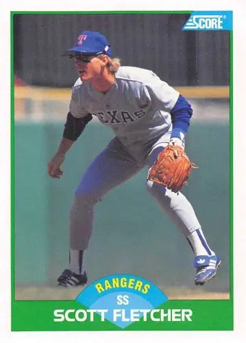 1989 Score #78 Scott Fletcher NM-MT Rangers ID:80276 - Baseball Card Single