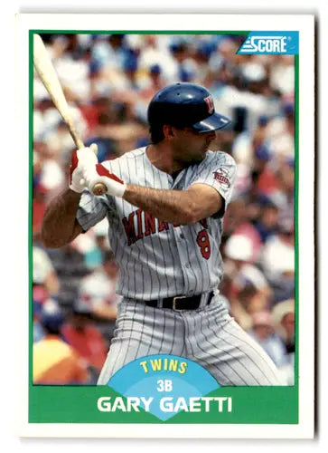 1989 Score #8 Gary Gaetti EX/NM Twins ID:66805 - Baseball Card Single