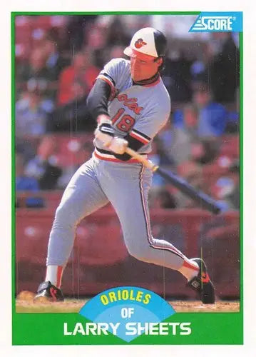 1989 Score #81 Larry Sheets NM-MT Orioles ID:80287 - Baseball Card Single
