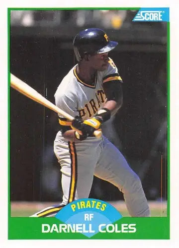 1989 Score #83 Darnell Coles NM-MT Pirates ID:80234 - Baseball Card Single