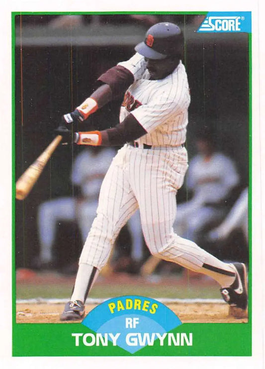 1989 Score #90 Tony Gwynn NM-MT San Diego Padres Baseball Card - Baseball Card Single