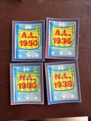 1989 Score Magic Motion MLB MVP Cards Lot of 4 – Hologram Baseball Set Vintage
