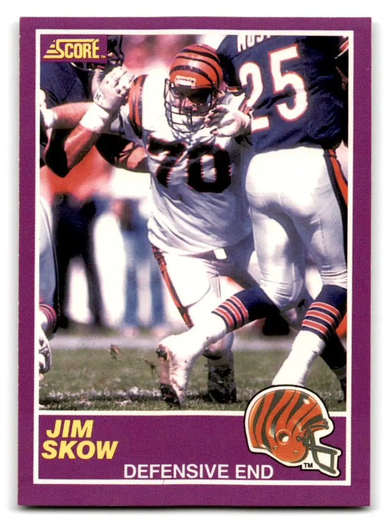 1989 Score Supplemental #341S Jim Skow - Football Card Single