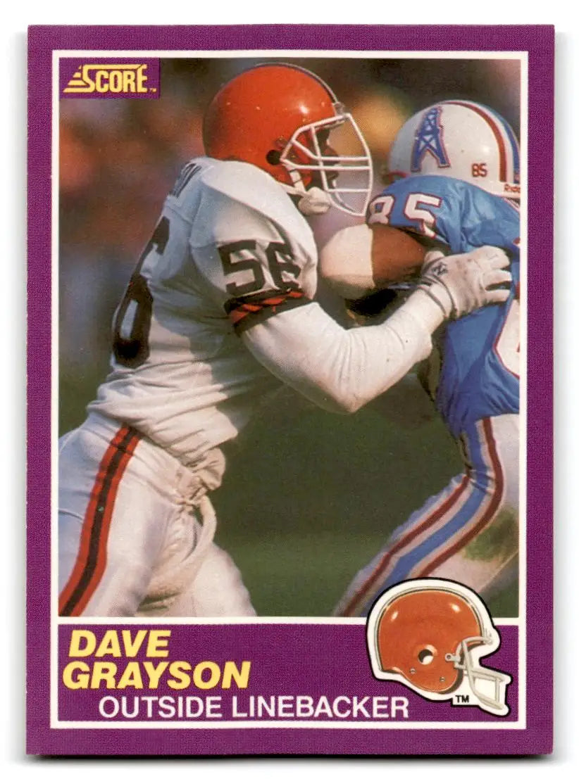 1989 Score Supplemental #387S David Grayson - Football Card Single